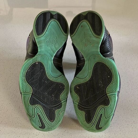 Nike Lil Penny Posite Black Hyper Jade Mens Size 11.5 (630999-002) - Picture 6 of 8